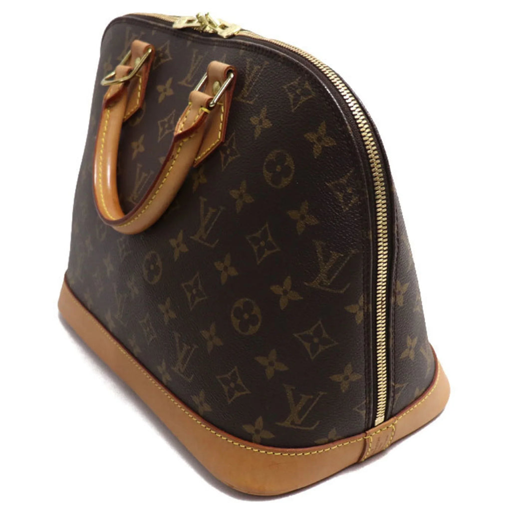 (Good) Pre-Owned Handbag VUITTON M51130 Monogram LOUIS Women's Alma BA0030 Brown