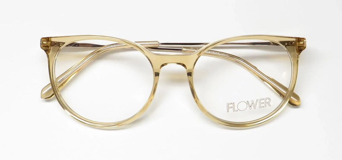 DESIGNER EYEGLASS FRAME/EYEWEAR WOMENS AZALEA 6048 FULL-RIM FLOWER CLASSIC SHAPE