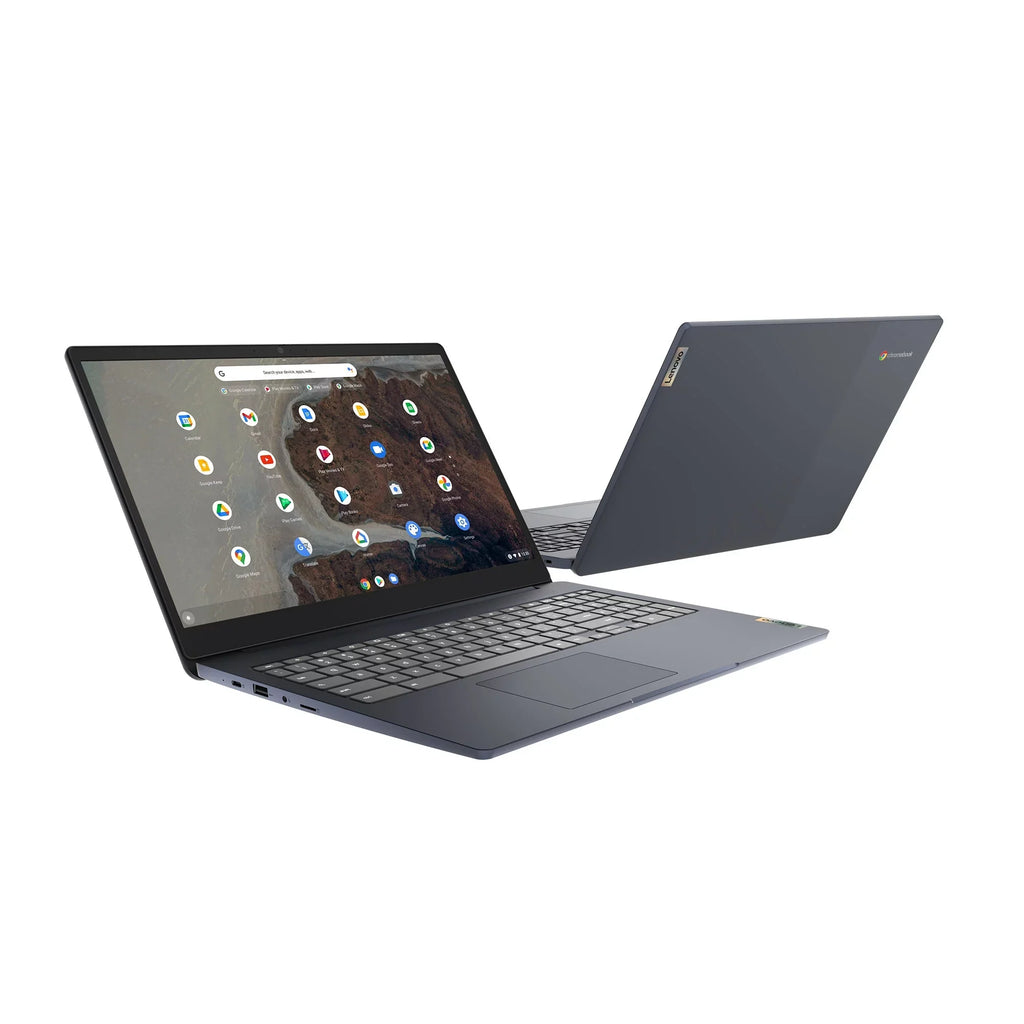 3 Laptop, IPS, UHD, Lenovo Chromebook Notebook N6000, FHD 64GB IdeaPad 15.6" 4GB,