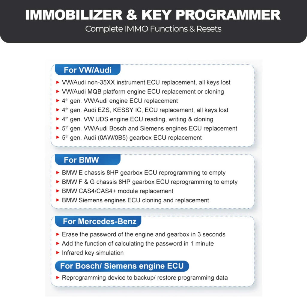 Immobilizer, Programmer G3 and Diagnostic Equipment Key - Automotive PRO THINKCAR Professional