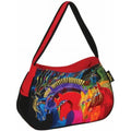 Burch Medium Of Zipper Fire Horses Laurel Top 15"X4.5"X9"-Wild Hobo
