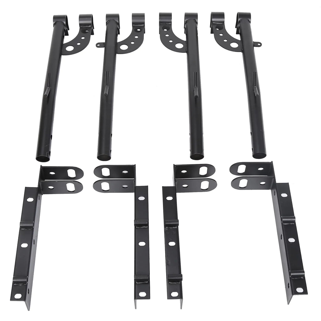 1000 LBS Truck Lumber Universal Cab Ladder Rack Bar 60 Adjustable Over-Cab Bed Pickup Kayak Contractors Kojem Rack Side Long Inch
