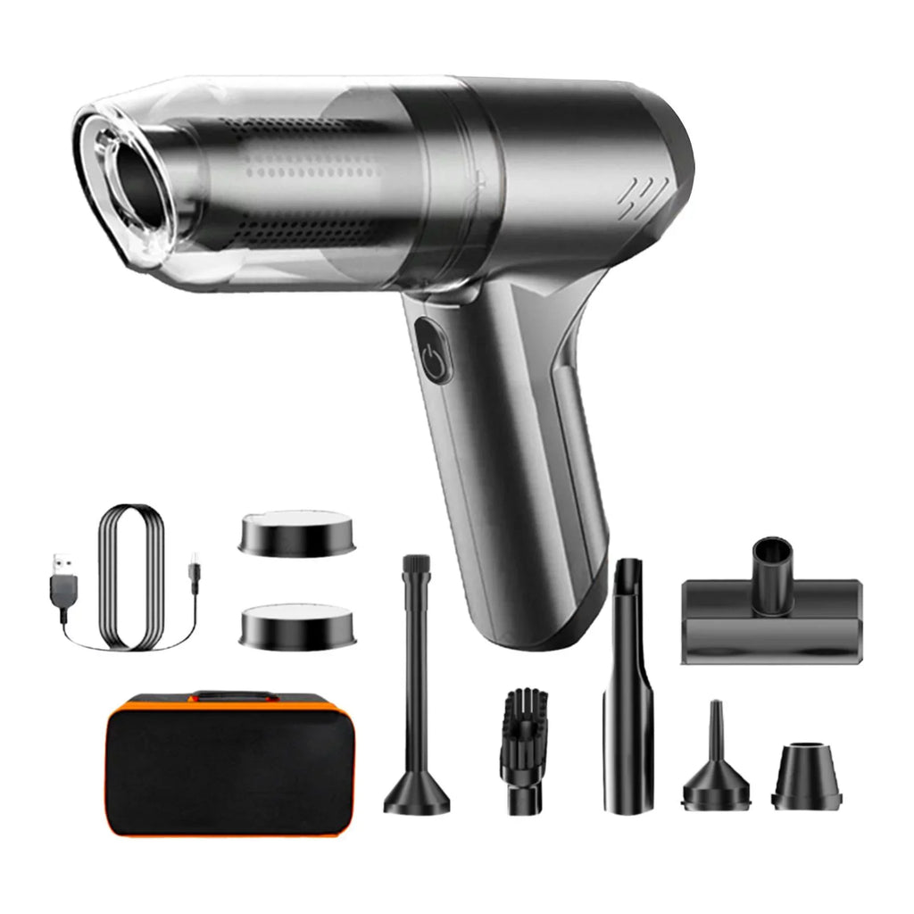 Storage gray Brush with with Floor Cordless with Portable bag Compact Bag Vacuum Handheld