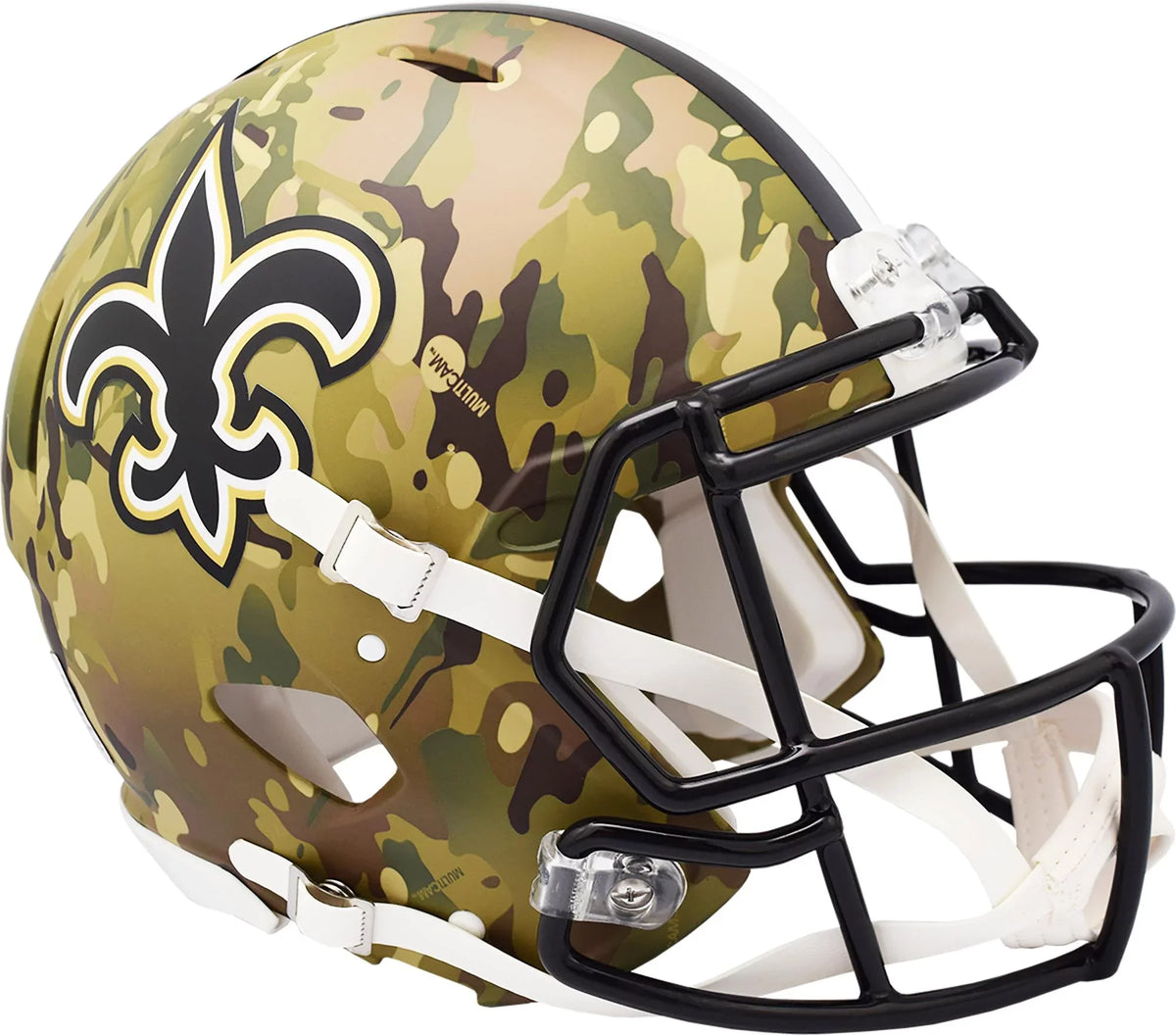 Authentic Orleans Revolution Speed Helmet Riddell New Alternate Camo Saints Football
