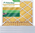 Pleated Air MERV Furnace Filters (4-Pack) 11 HVAC Filterbuy AC 10x16x2