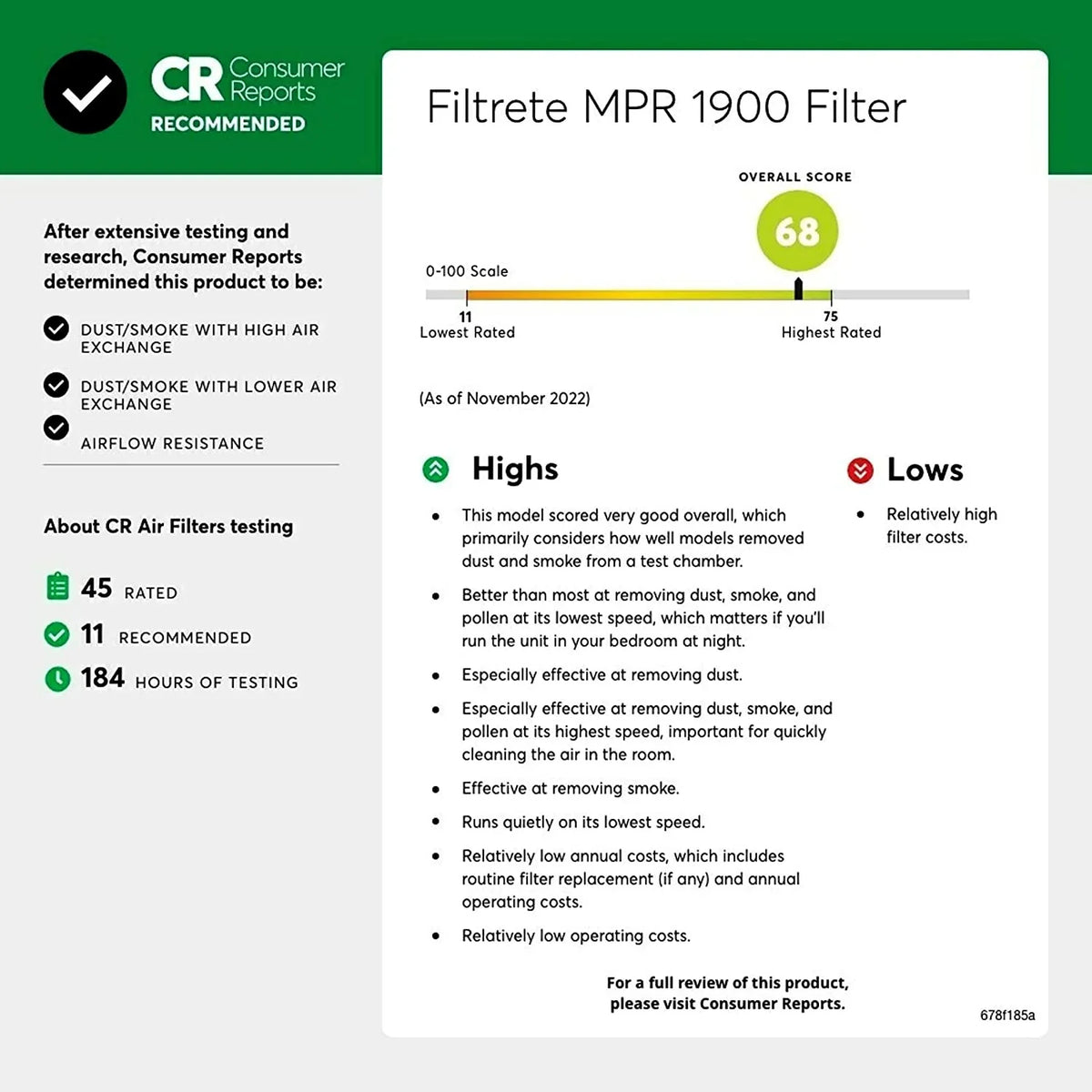 Living Allergen Healthy 3-Month 2 Filtrete Air MERV MPR 12x24x1 1900, 1-Inch 13, Ultimate Air Filters Filter, Pleated Filters,