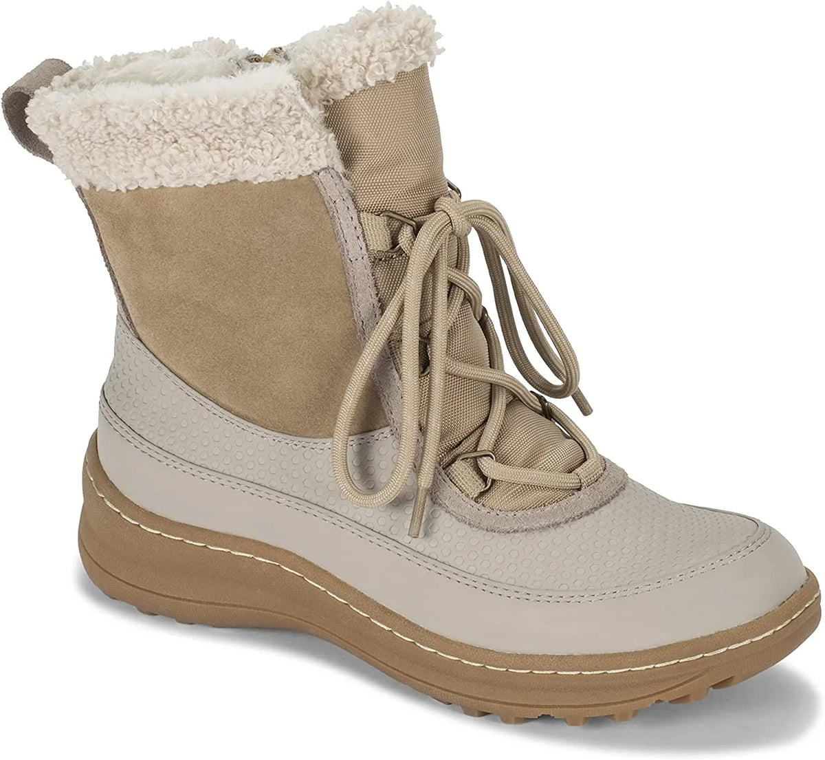 Khaki/Stone ALTA 7.5 Suede Womens Boots BareTraps