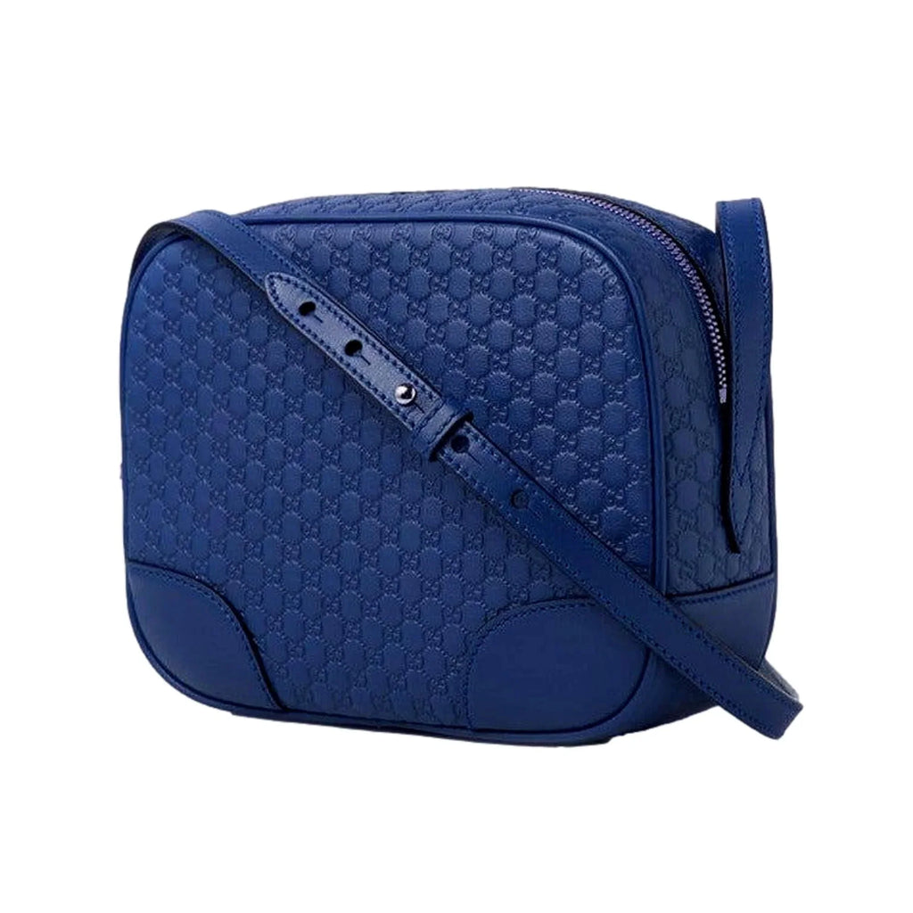 Bree Bag Gucci Microguccissima Crossbody Leather Caspian Blue