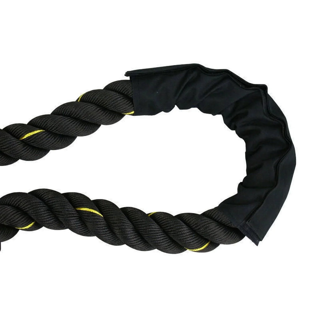 Dacron Rope Strength Battle Diameter Training 1.5" Equipment ZENSTYLE Fitness Workout Poly Rope, 50ft Exercise