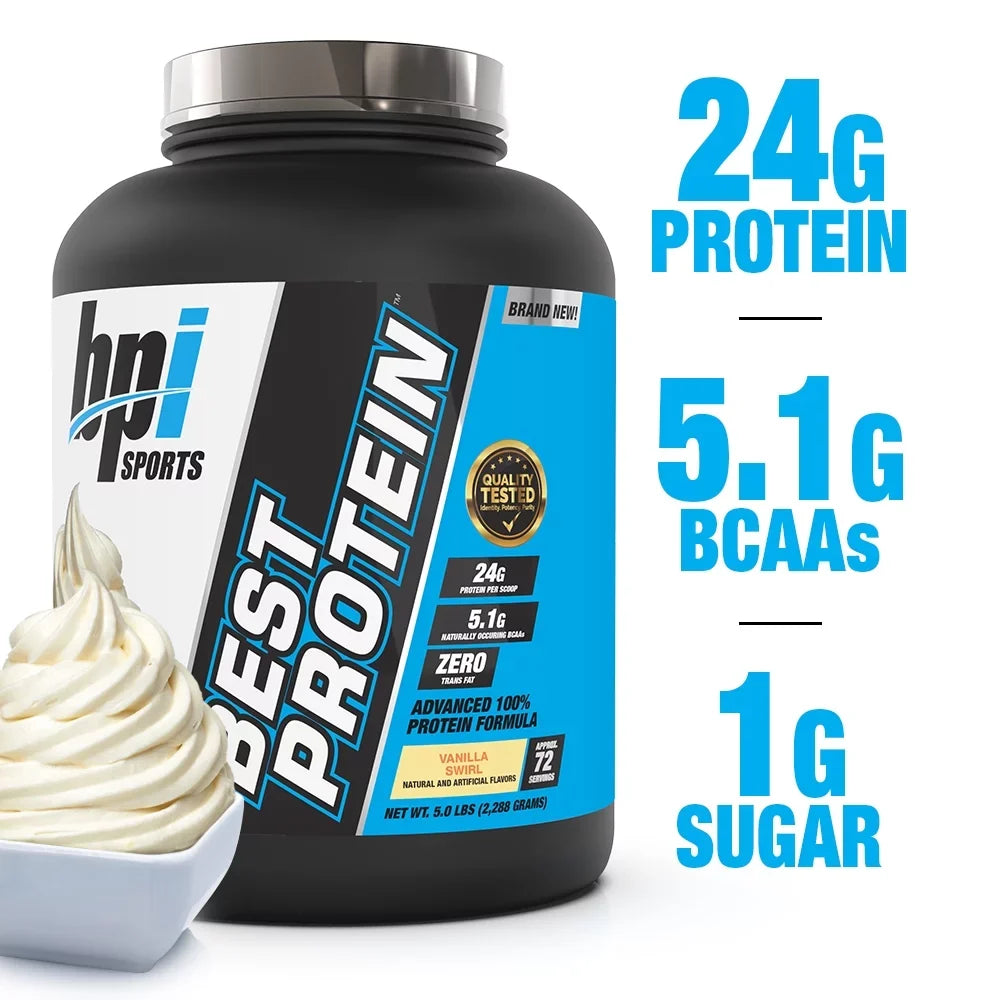 Servings Vanilla 72 Protein Sports BPI Swirl, Best Protein