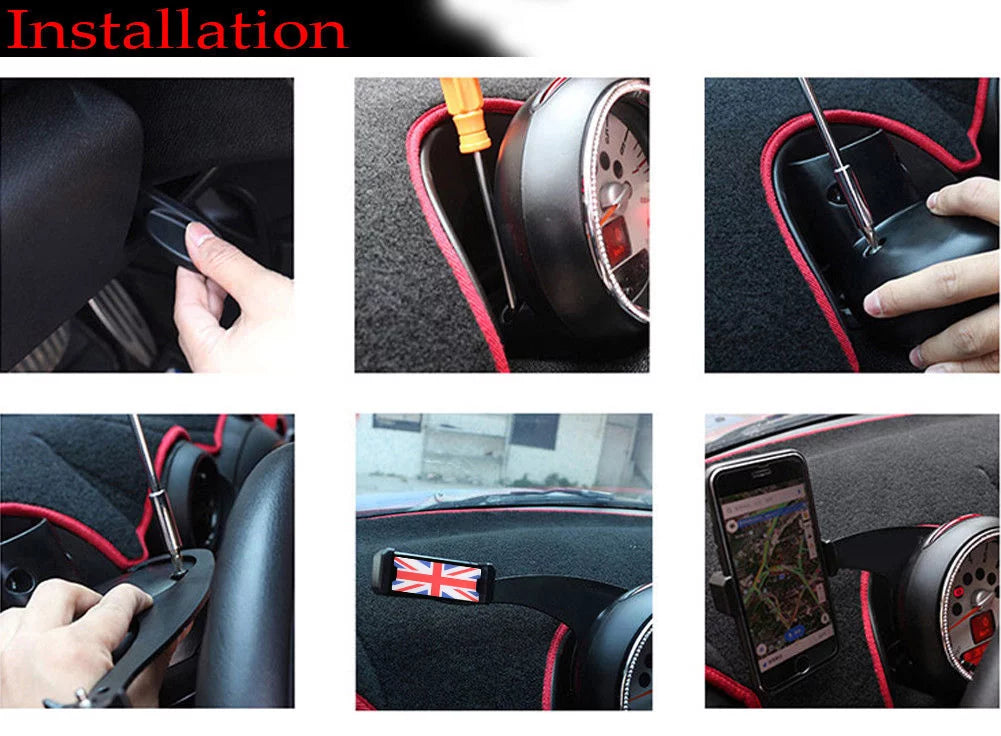 F54 Stand Holder For Cooper Mount Car F55 RD 360°Rotation Phone F56 Cradle Mini