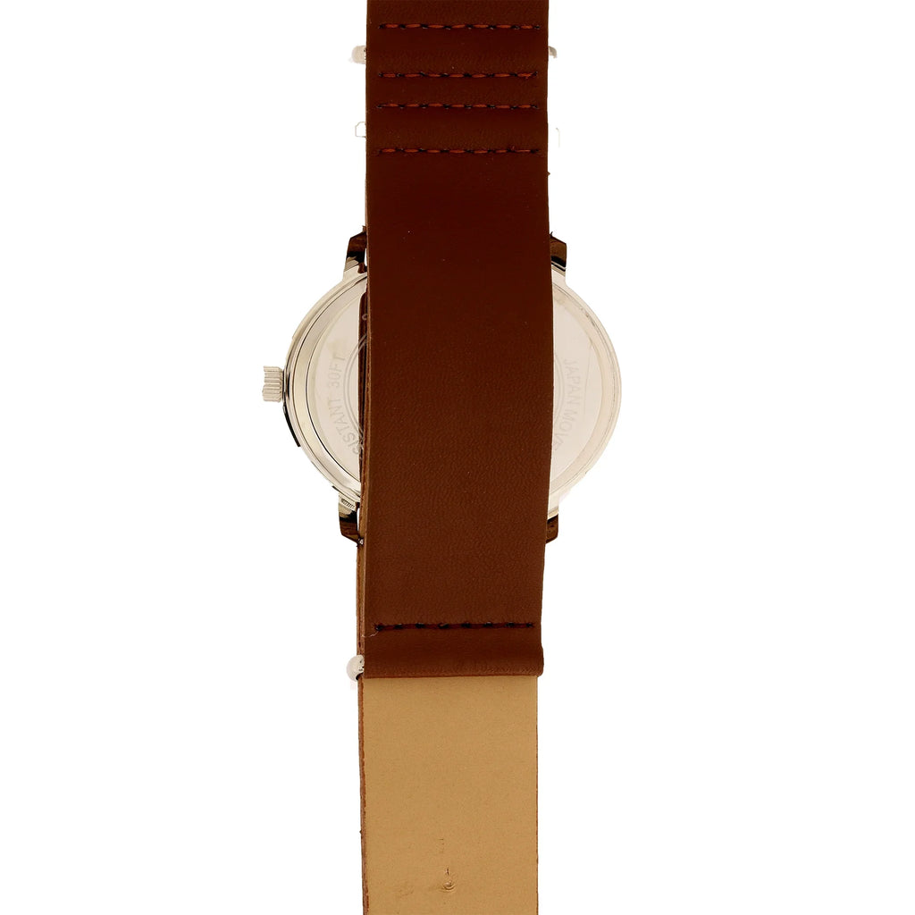 Dial, Wrangler Brown Nato Blue Style Watch Round Strap 45mm