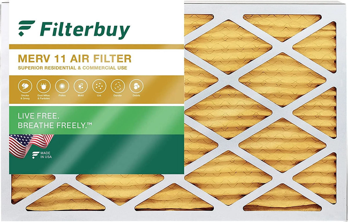 AC 16x24x4 (1-Pack) Pleated Filters Air Filterbuy MERV Furnace 11 HVAC