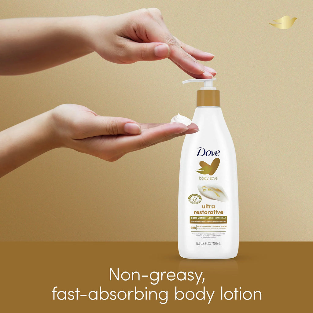 Improves Body Care Pack For Dry Oz. Very 3 Dove Body Restoring Lotion Skin Dry Visibly Of Reoccuring 13.5 Love Skin