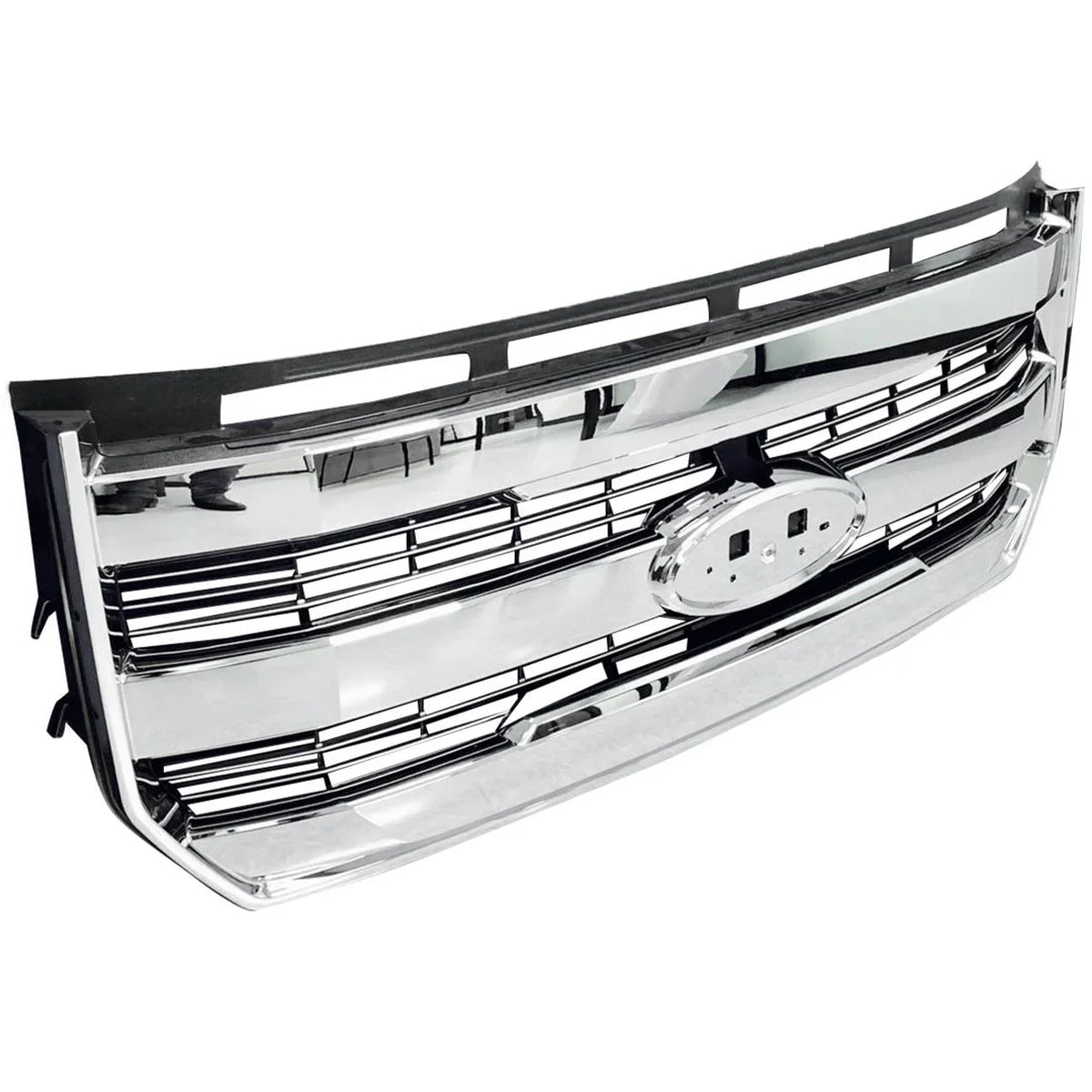 Front W/o camera For Radiator 15-17 Grille Chrome Bumper F-150 FL348200PBS Teledu