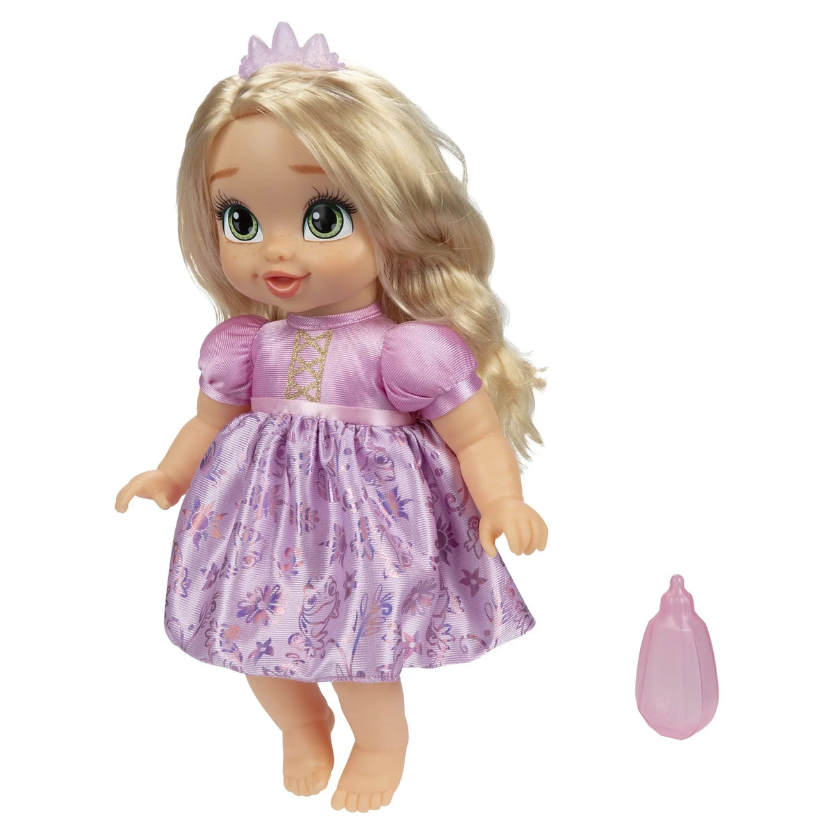 inch Disney 8 and Doll Bottle Rapunzel Baby Children Ages Tiara 2+ Deluxe Princess Includes for