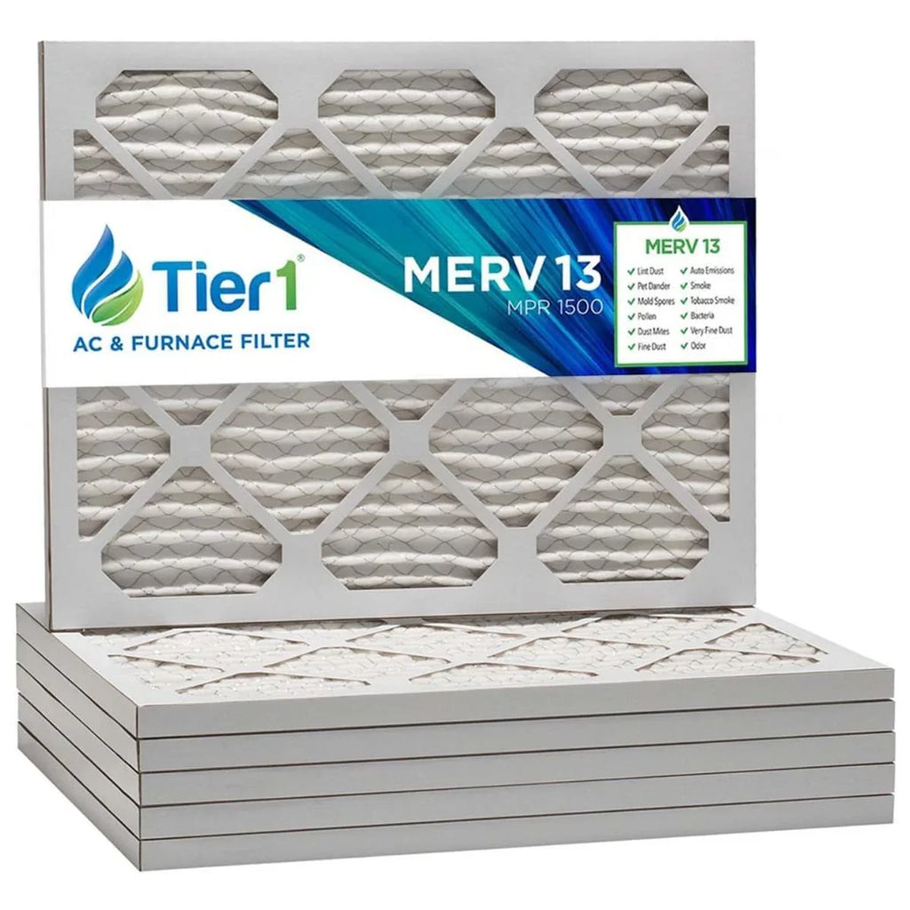 16x20x1 - 13 Air/ Pleated Pack Merv 6 Filter Tier1 Furnace