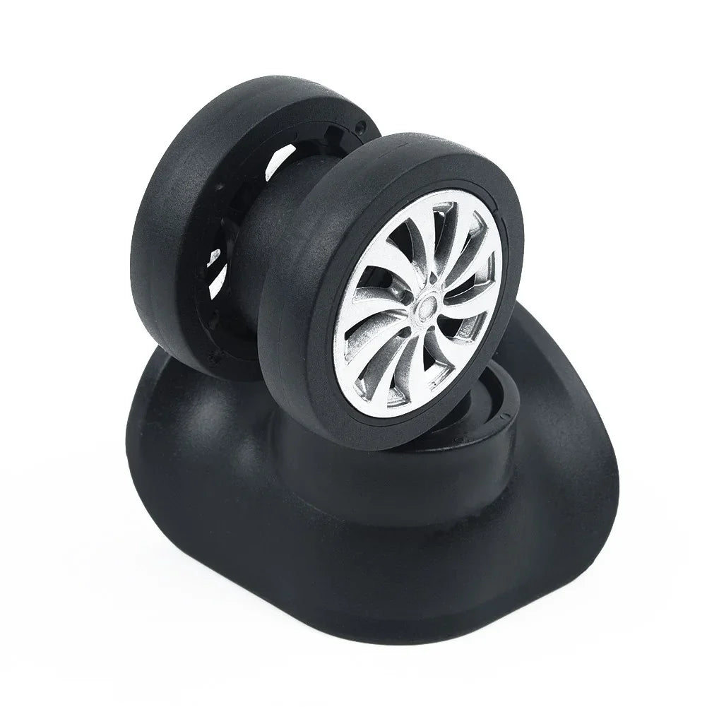 Suitcase Universal Yuri Wheels Luggage Wheel 4 Replacement Swivel Black Set