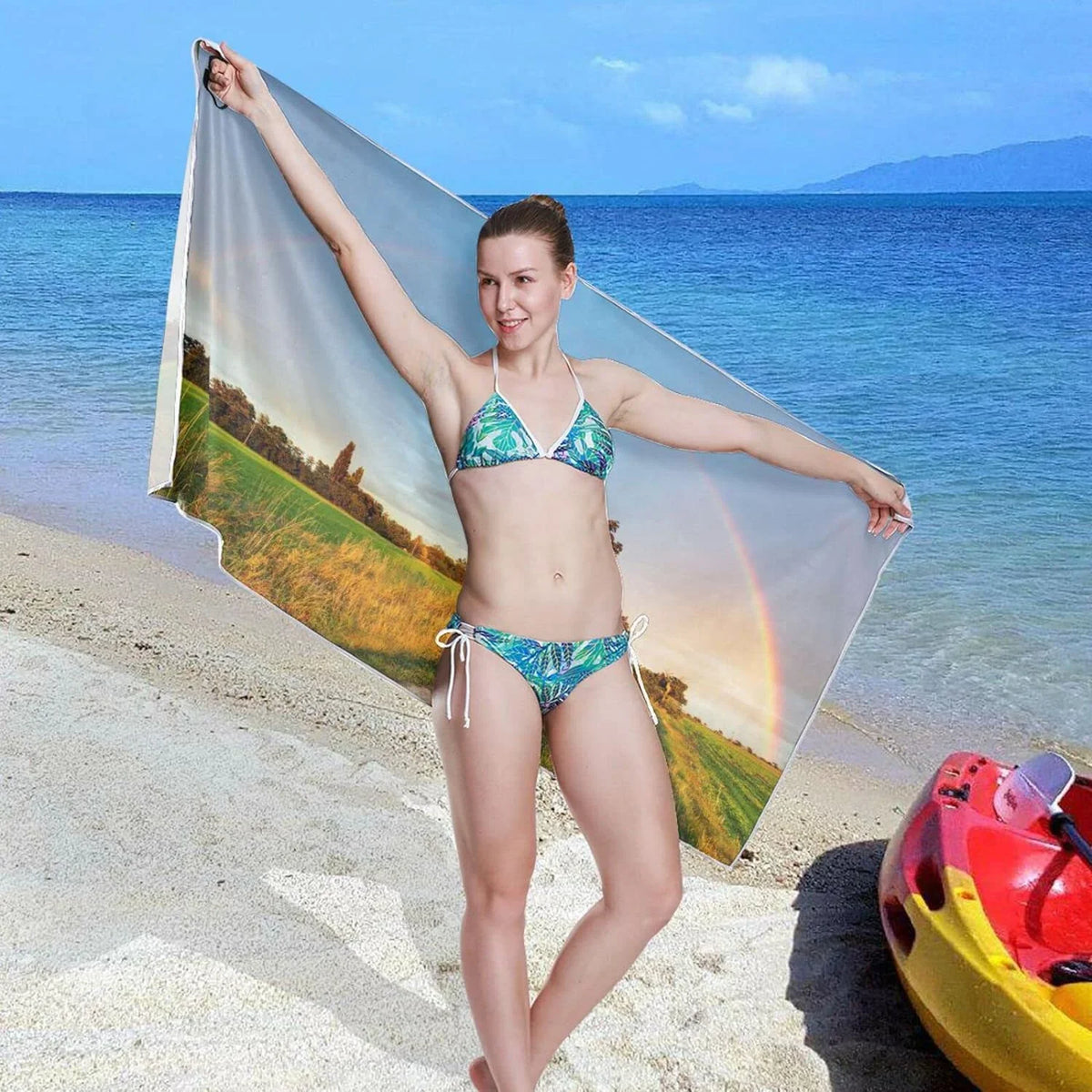 Dry Beach Travel Towel Road Compact Quick Bestwell for Holiday（384） Lightweight Oversized Super Absorbent - - Camping Towel Swimming Wild Towels