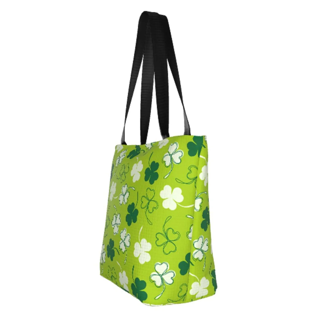 Groceries, for Bag, Fitness Handbag with Bag Shopping Easygdp Suitable Canvas Tote Stylish Day7 Buying St Office, Patrick's Zip, Shoulder