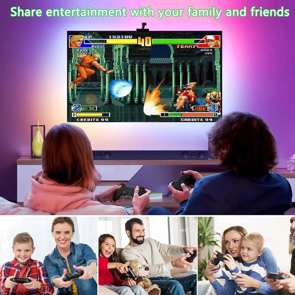 Retro 20,000+ Controller(64G) Retro and and Output, Game Game Wireless 4K Plug Video HD Game, Play Console, Built-in Nostalgia Games, 2.4GHz Stick