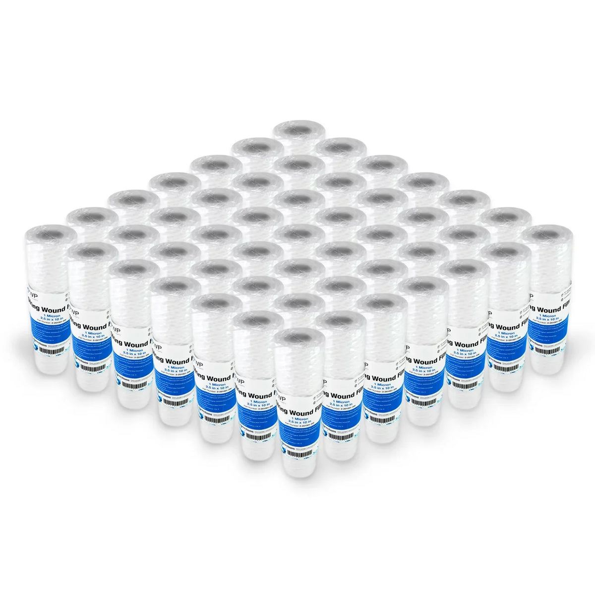 Micron 50 Wound String Sediment Pack Filter 2.5x10" Cartridge Standard Water 1