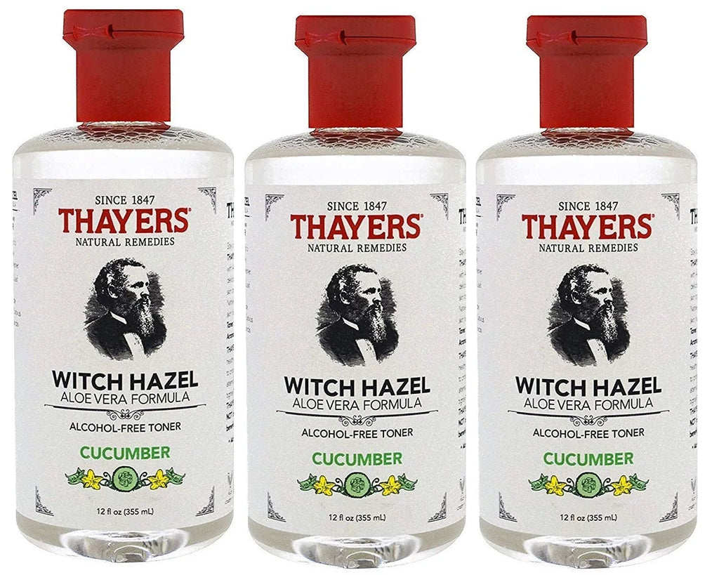 Toner, Aloe Vera Witch Thayers 3 Pack Hazel Lavender, - fl 12 oz