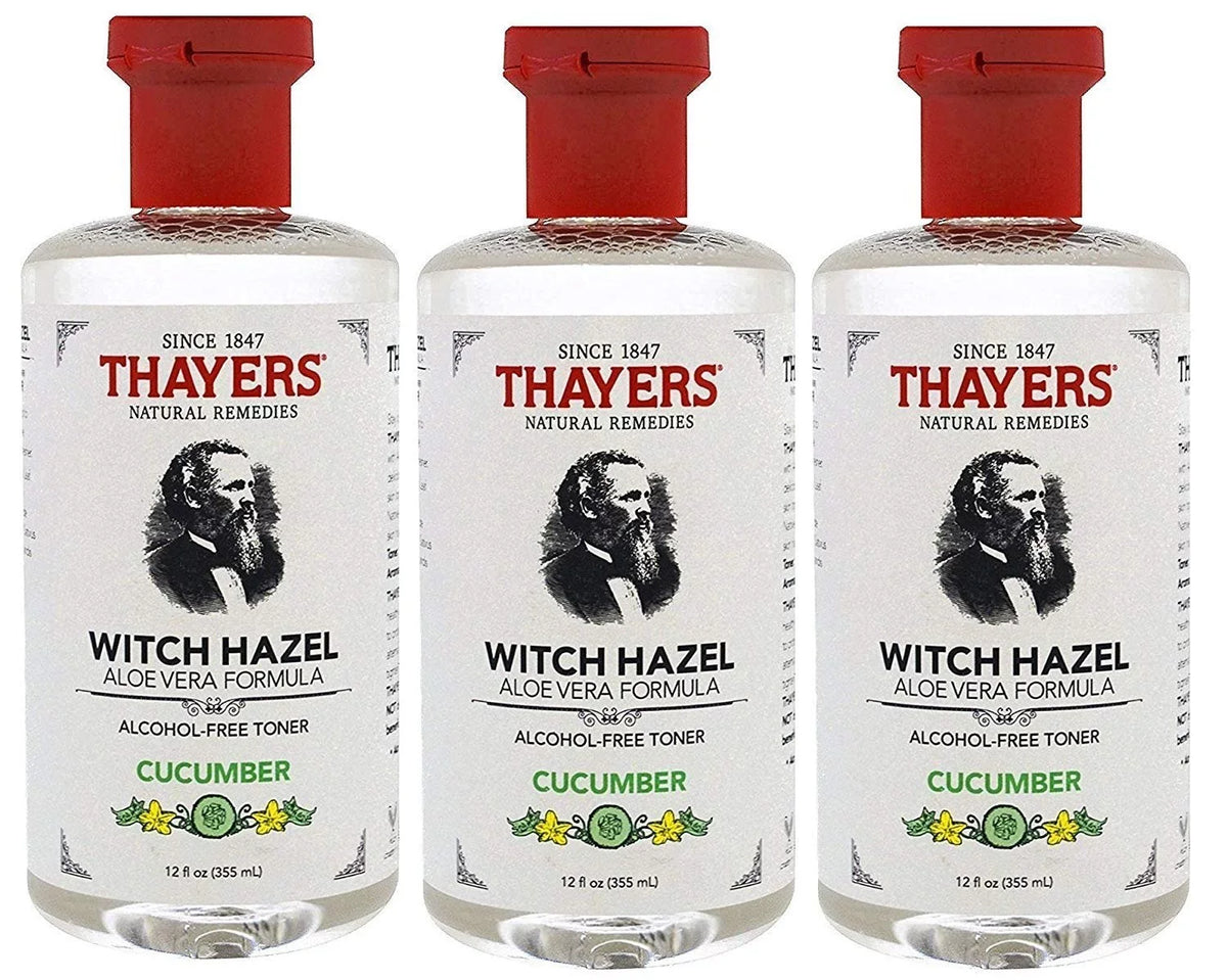 Toner, Aloe Vera Witch Thayers 3 Pack Hazel Lavender, - fl 12 oz