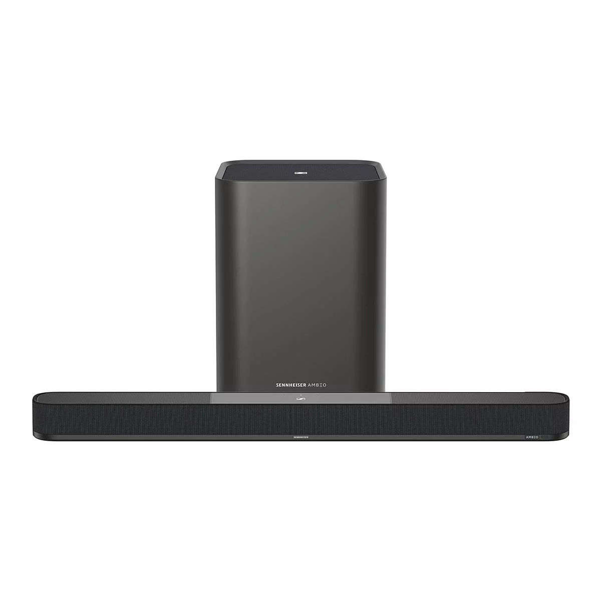 Wireless Subwoofer Sennheiser with with Atmos 350W DTS:X with Soundbar Channel Sub Bluetooth 8in Dolby Plus Soundbar and 7.1.4 AMBEO Ambeo