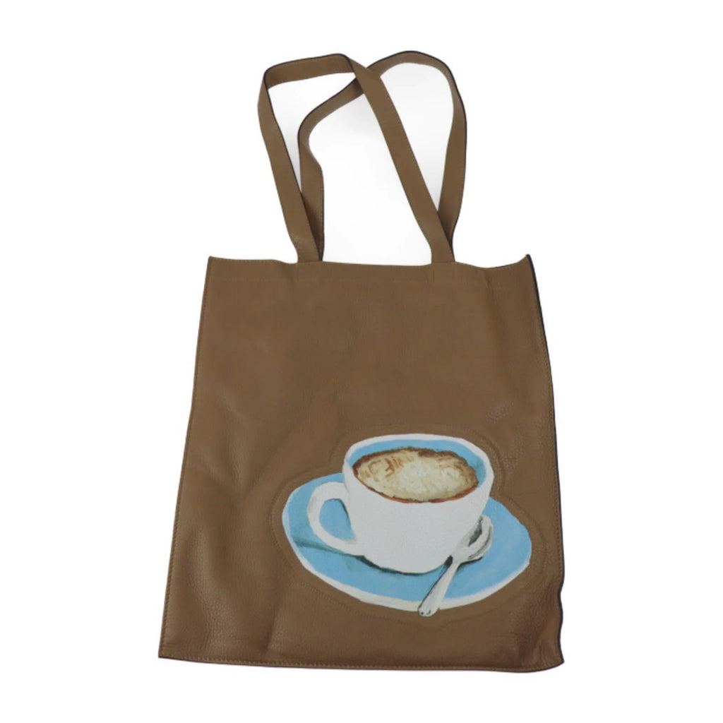 Coffee 7VA426 Shoulder Cup (Like New) Brown Leather Pre-Owned FENDI Pattern Tote Bag Fendi Series