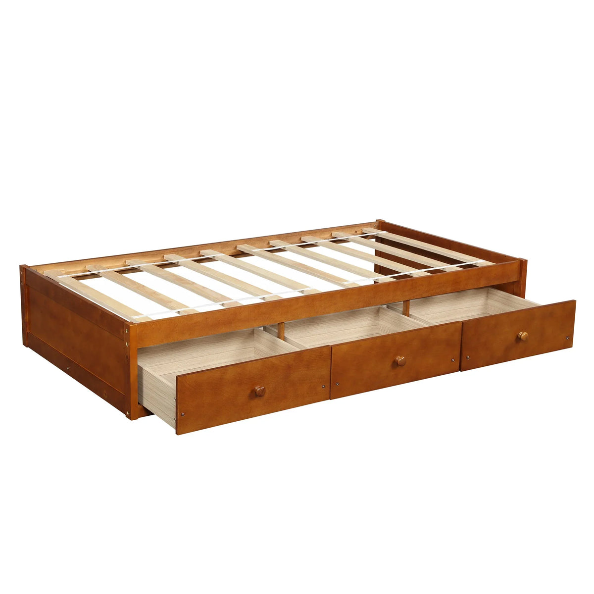 Twin Oris - Bed Size Oak Wooden Platform