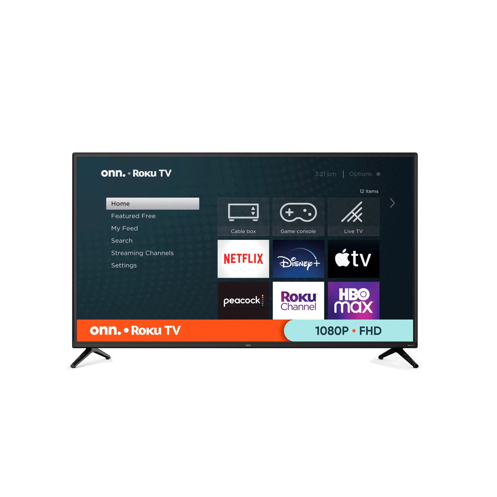 100068372 Class 42" (Refurbished) Roku onn. TV FHD Restored Smart LED (1080P)