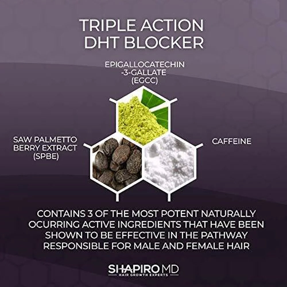 Thinning 8 Month) Shapiro Hair DHT ounce Shampoo, MD for Vegan Formula Hair, Loss (1 Fighting