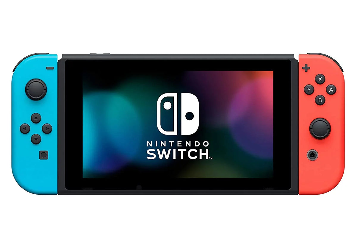 Joy-Con, Mario Bundle: the Wild Nintendo Deluxe of of Membership Neon Kart /The Switch Months Online 8 Nintendo Legend Red Nintendo 32GB Breath Switch and Blue and Console Zelda: Switch 3 with