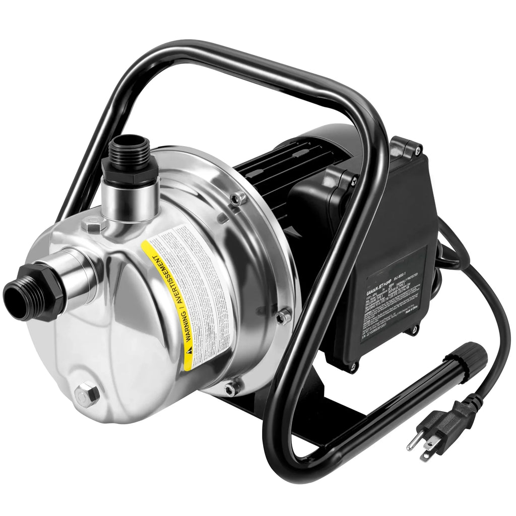 Lawn Portable Lake 1.5 Sprinkler 87 GPH 1200 Pressure, WaterTransfer for ft Pumps Booster system, 115V, Fountain, Steel Max Pump, Jet BENTISMShallowWell Stainless Height, 164 psi Irrigation HP Garden