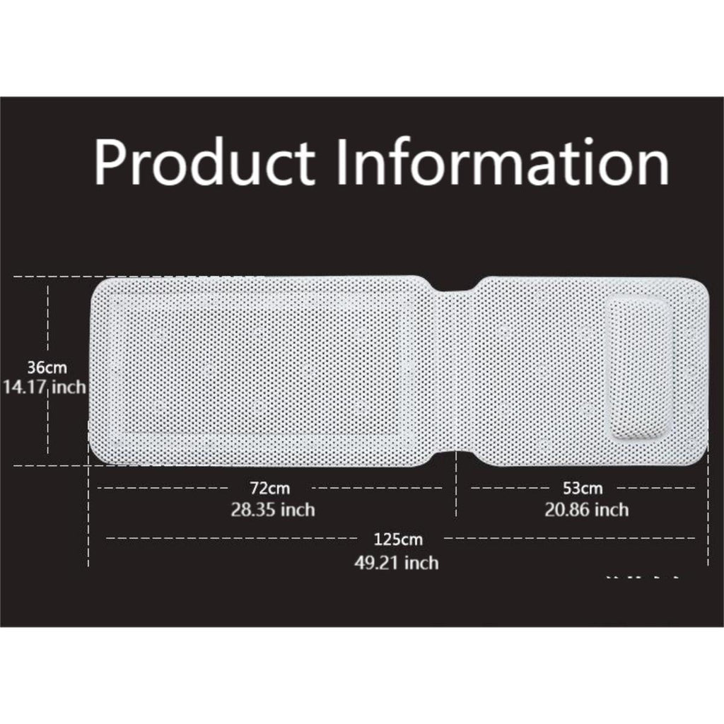 Bathtub inch Cushion, Mat Bath Pillow Gemdeck 49×14 Body Spa Bath Non-Slip Pillow Full