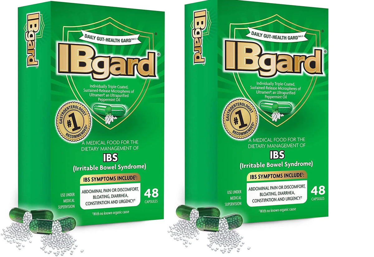 Relief Irritable 2) Syndrome (IBS) Bowel 48 of (Pack IBgard Capsules