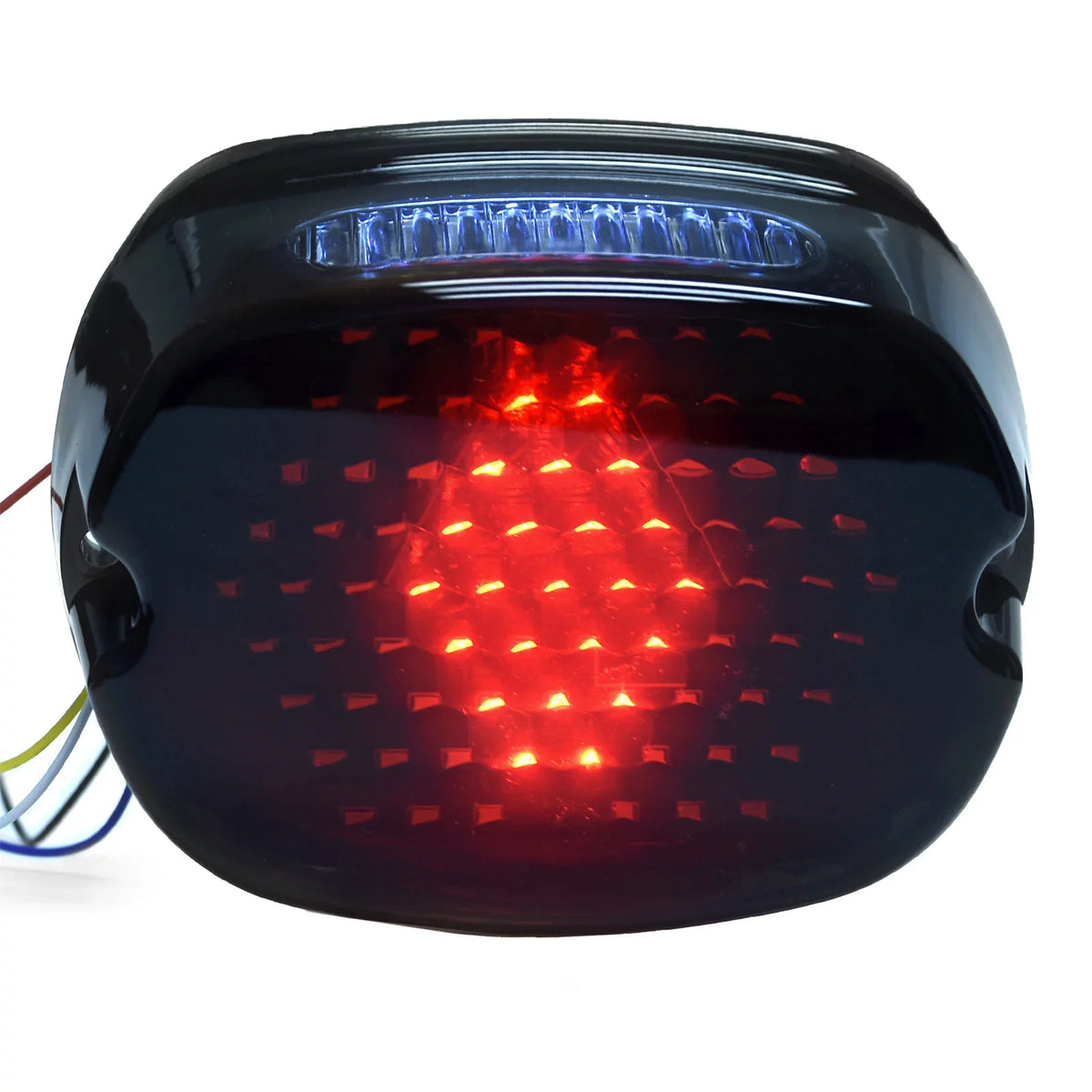 Running Fits Round Profile Brake Light Tail Turn - Headlights Smoke Ultra LED Light Glide FLHTCUSE Light Low Signals Krator Davidson with Compatible Harley 2006-2013 CVO Most Classic 6-1/4" Electra