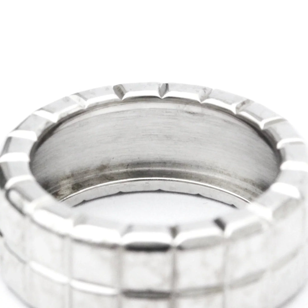 Ice 82/3790 Chopard White (Good) Gold Diamond Ring Band Cube Fashion Pre-Owned (18K)