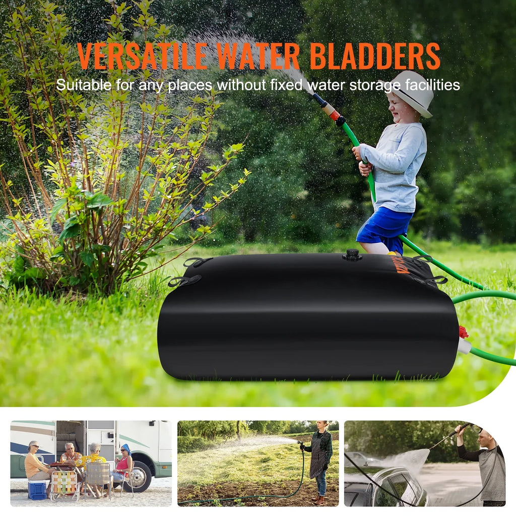 Bladder Storage Bag,143 Tank Gallon Bladder Storage Water Including and Portable Kit,Water Spigots Water Rainwater Overflow Large PVC Capacity Water BENTISM Containers,1000D