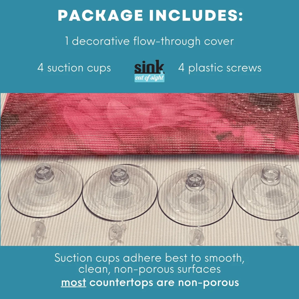 Sink Out Cover, and Sink x Stream Liquids Sunshine Pass Debris Cover, Through Decor Home of 20" Sight- Single Kitchen 2 sizes. SK1-SS Design: Hot/Cold 30" adjustable,