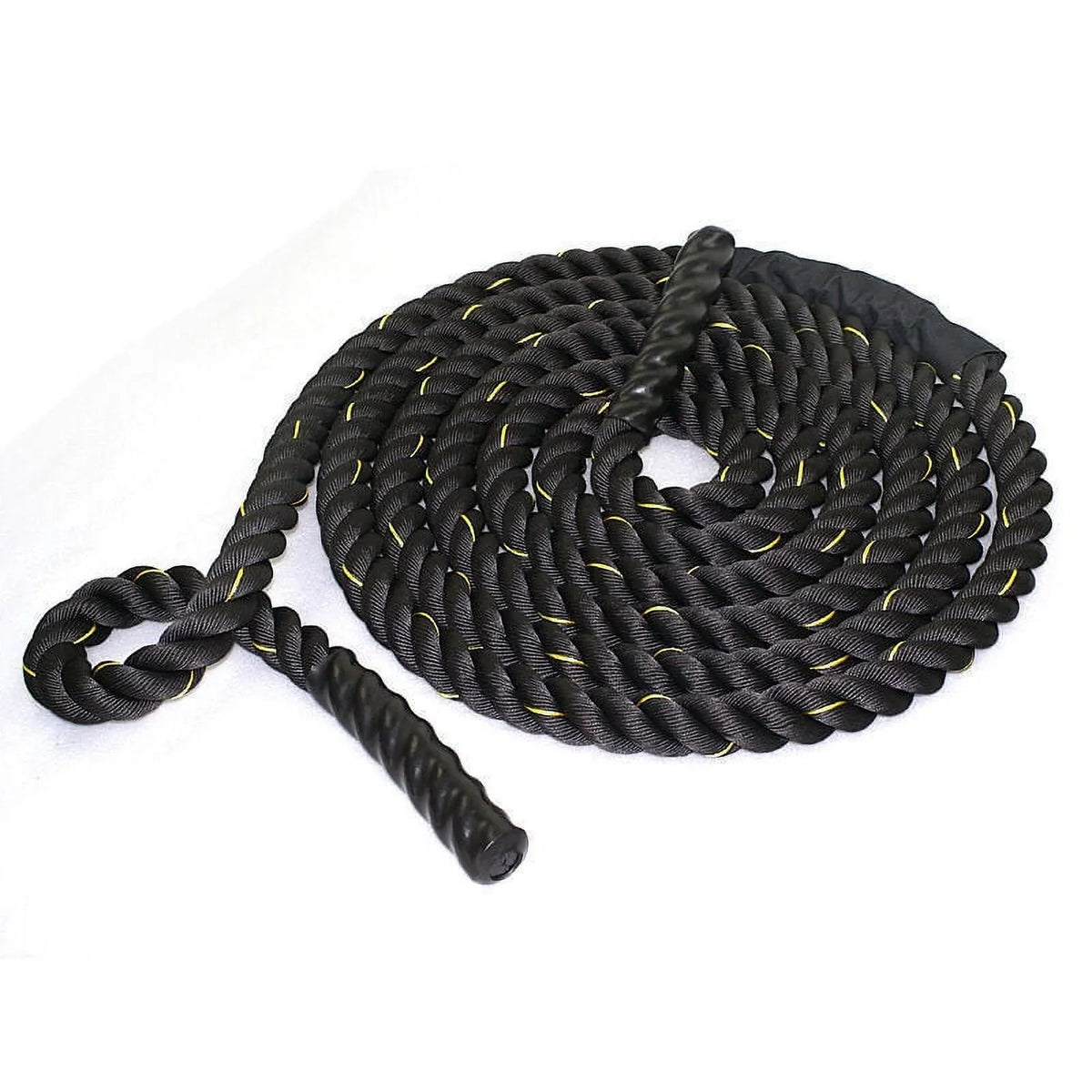 Dacron Rope Strength Battle Diameter Training 1.5" Equipment ZENSTYLE Fitness Workout Poly Rope, 50ft Exercise