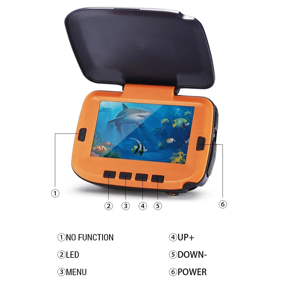 Fishing Fishing 300,000 Suitable Camera Night Vision 120° Lixada Digital View Pixels Underwater Ice/River 4.3in for LCD