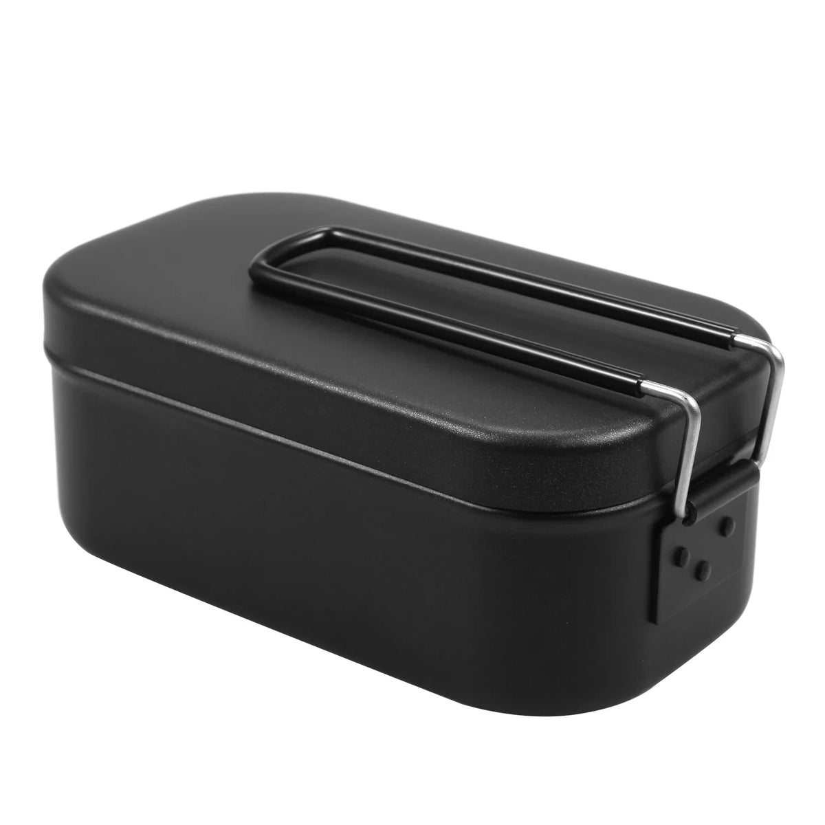 Camping Fishing Steaming Board Lunch Mountaineering 800ml Mess Box Cookware with 4pcs Cutting Rack Backpacking for Kit Hiking