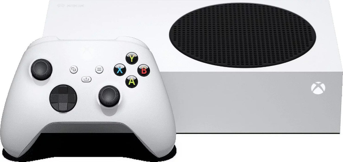 Microsoft with Drive Xbox Console Gaming Digital Series Solid 512GB Xbox Body All Mytrix Full Sticker-Eclipse State Console Skin White Wireless and S Controller