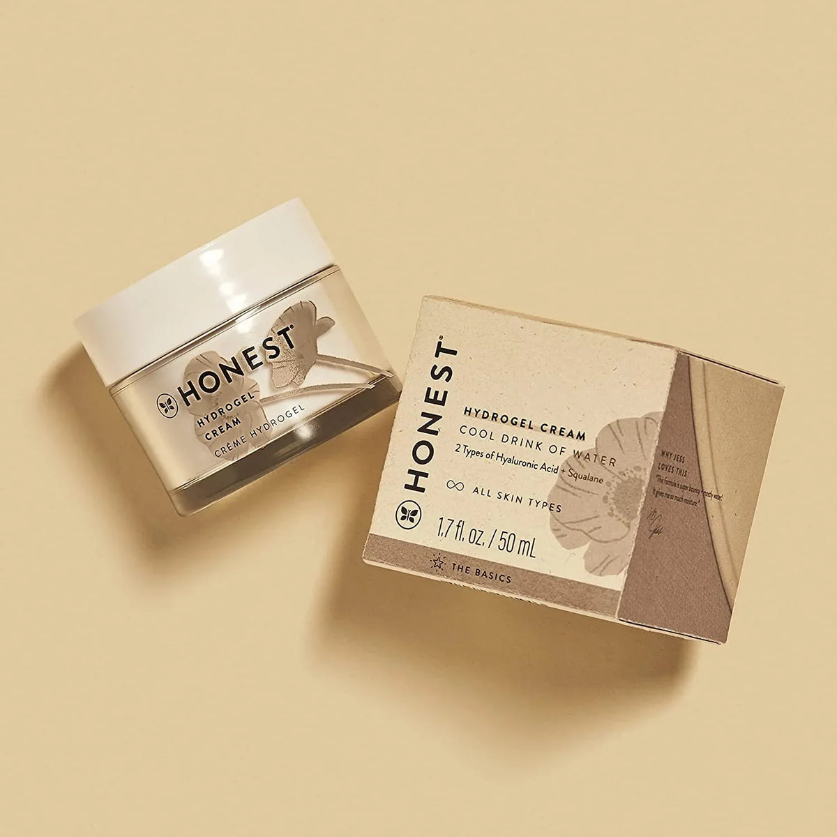 '- Cream 1.7 Honest Cream for oz Women Hydrogel by