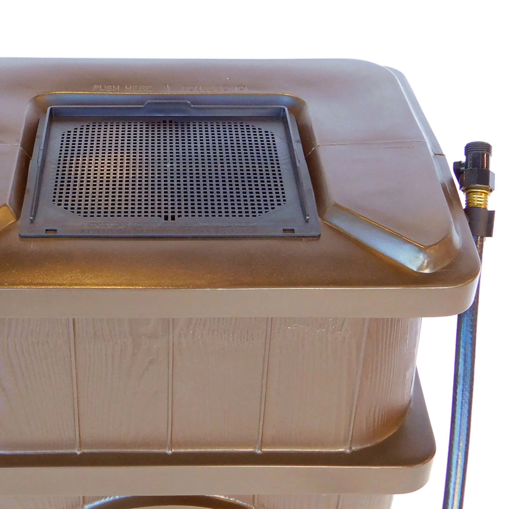 Grain Outdoor 45 Catcher Wood Barrel, WG4000 Rain Water Gallon FCMP Brown