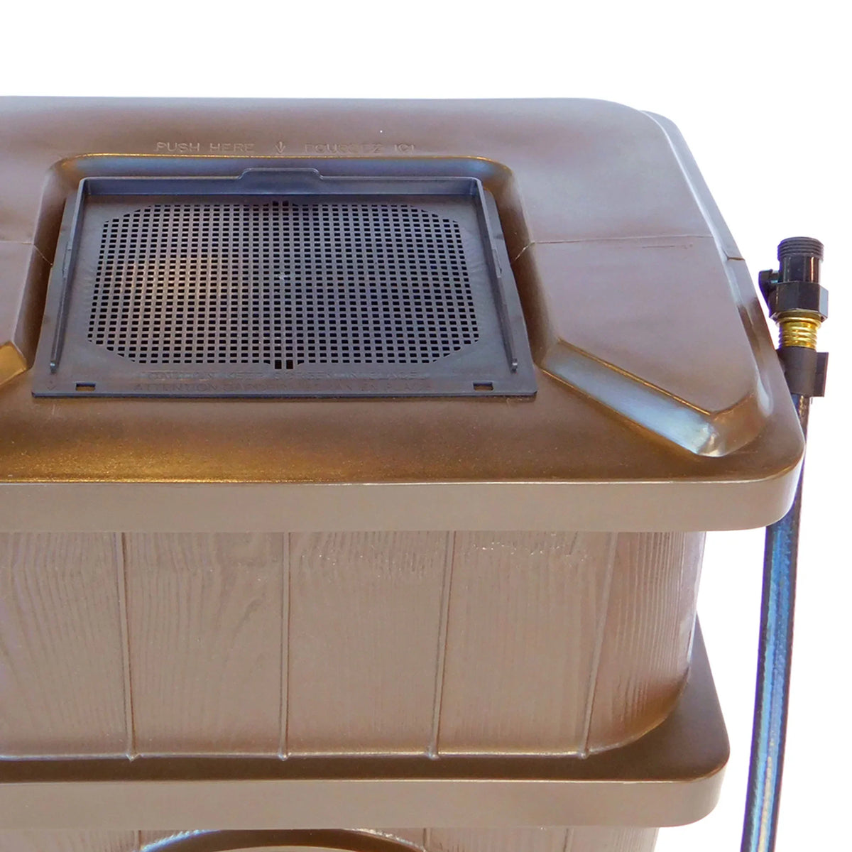 Grain Outdoor 45 Catcher Wood Barrel, WG4000 Rain Water Gallon FCMP Brown