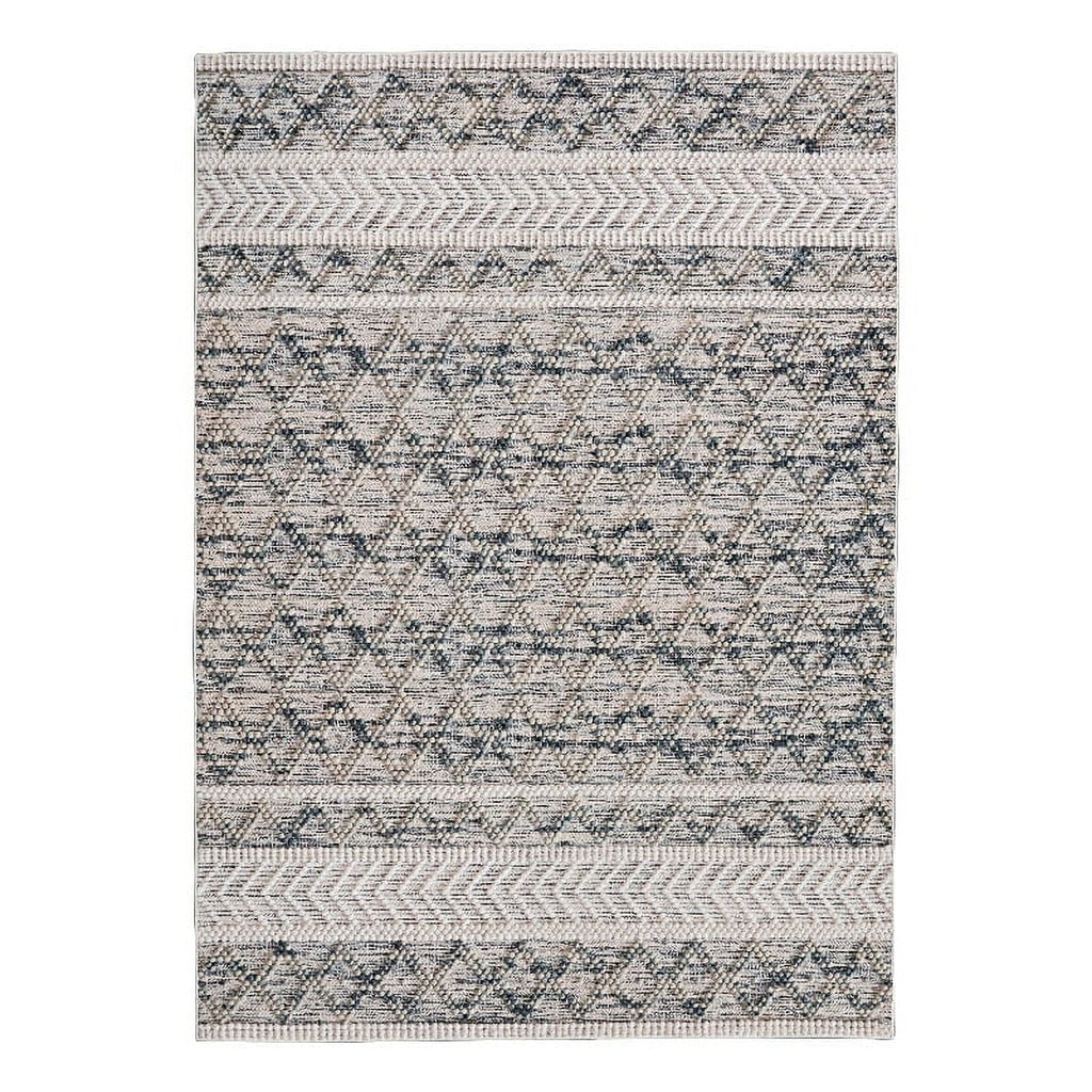 Area in 7' Polyester Rug Cream x Marion 5' Macomb Linon