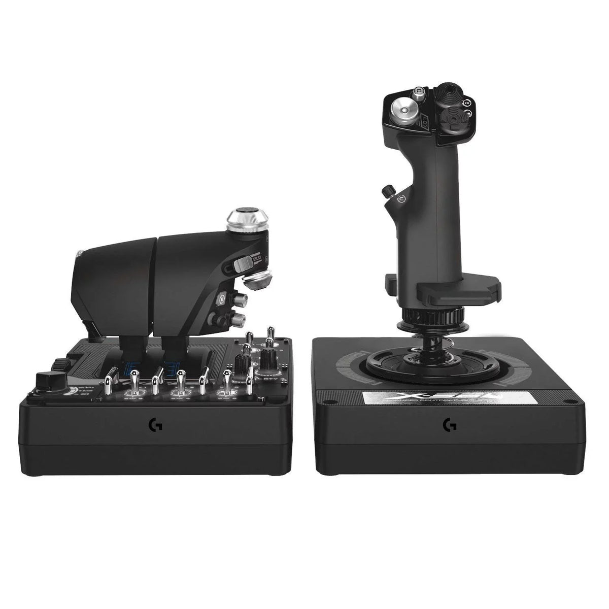 Joystick Flight Controller Throttle - G H.O.T.A.S X56 Simulator Black PC for Game Logitech and